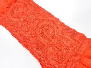 正絹　絞り　帯揚げ